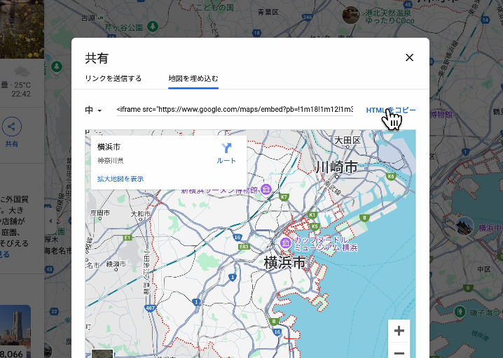 コードのコピー